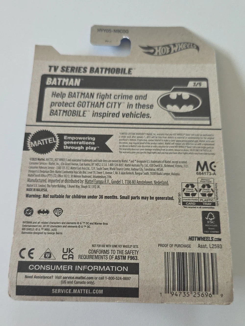 Batman Hot Wheels Batman Bundle - Racer Verse And Batmobiles